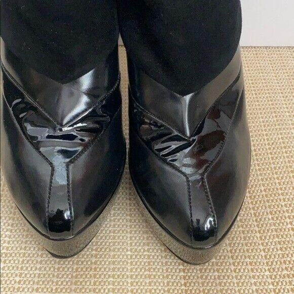 Authentic GUCCI Suede Leather Ankle Boots Sz 36.5 - Picture 4 of 12